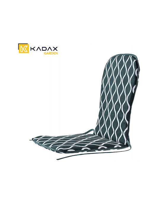 Kadax Garden Chair Cushion with Backrest Green 37x75cm