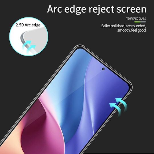 Pinwuyo 2.5D Full Face Tempered Glass Negru (Redmi Note 13 4G)