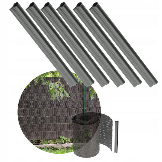 Kadax Garden Fencing Material 6pcs Gray