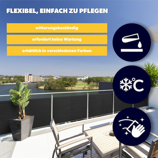Kadax Material pentru Împrejmuire Grădină 100x90buc 1buc