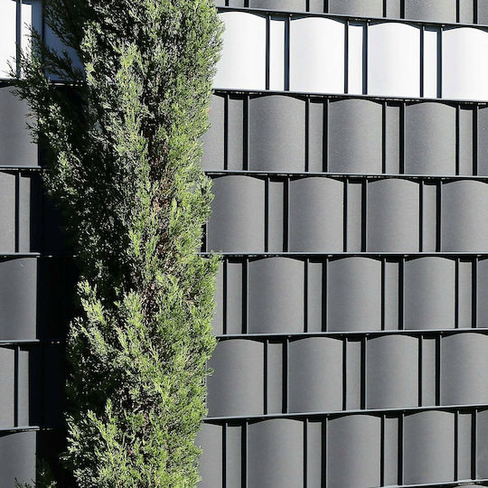 Kadax Post-Unterstützung für Gartenzaun 6Stück Black