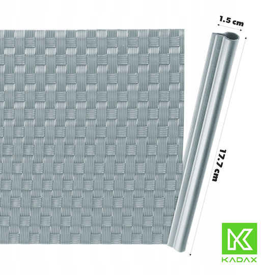 Kadax Post-Unterstützung für Gartenzaun 2Stück Gray