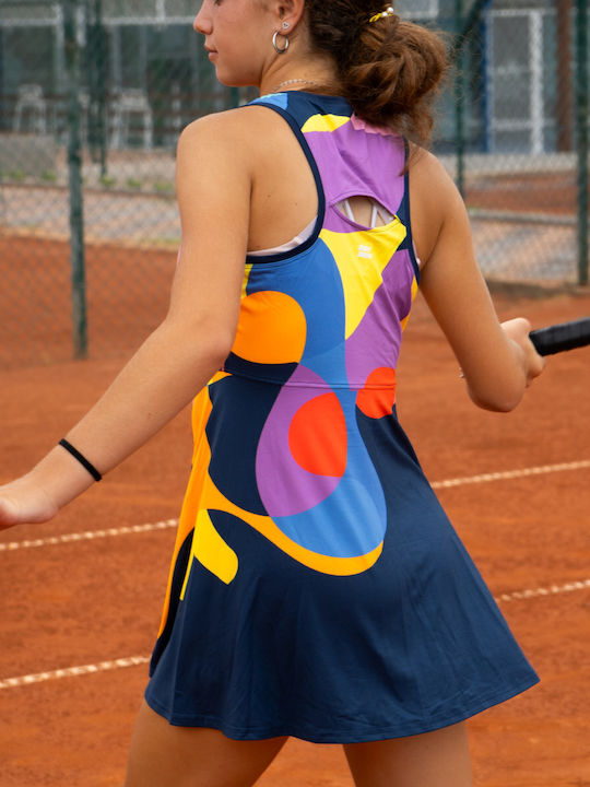 Rochie de Tenis pentru Femei Bidi Badu Twiggy Albastru Închis Amestecat
