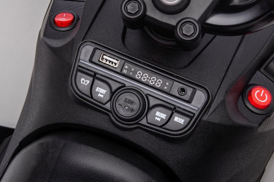 Tricicletă pentru copii Quad CAN-AM Electrică 12 volți Alb
