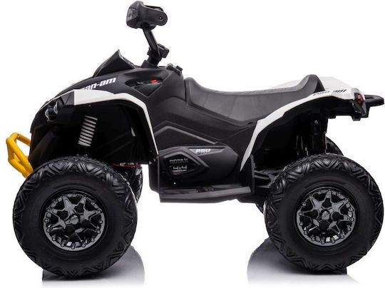 Tricicletă pentru copii Quad CAN-AM Electrică 12 volți Alb