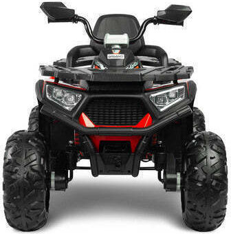 Copil Electric Masina Cu un loc cu Telecomanda Quad Gigant 12 volți Roșu