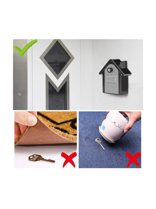 Astro Suport de chei cu combinație cu încuietoare 15x13.5x5.5cm