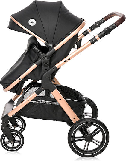 Lorelli Viola 3 in 1 Бебешка количка 3 в 1 Черни диаманти 11.6кг