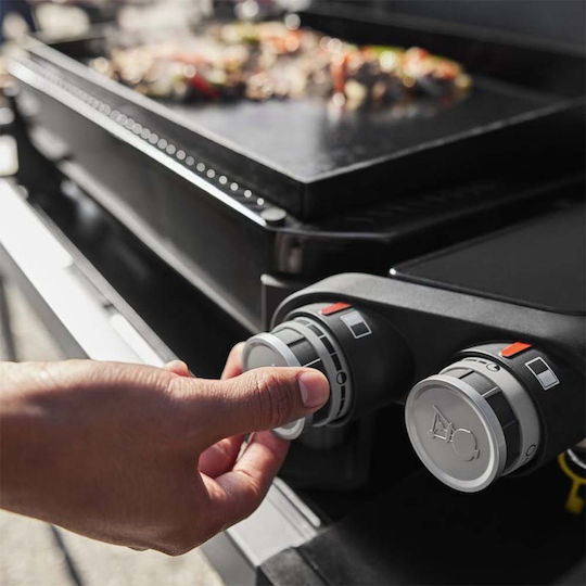 Weber Slate GP Premium Griddle Portable Gas Grill with 1 pcs 4.9kW