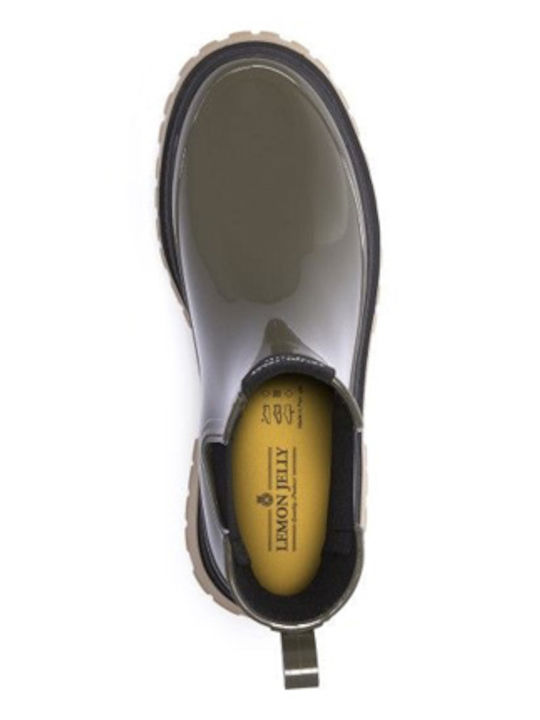 Lemon Jelly Damen Chelsea Stiefeletten Grün