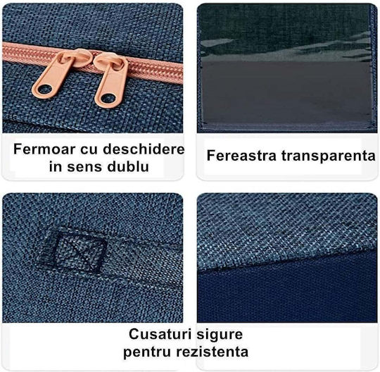 Cutie de Depozitare din Țesătură cu Capac 24lt