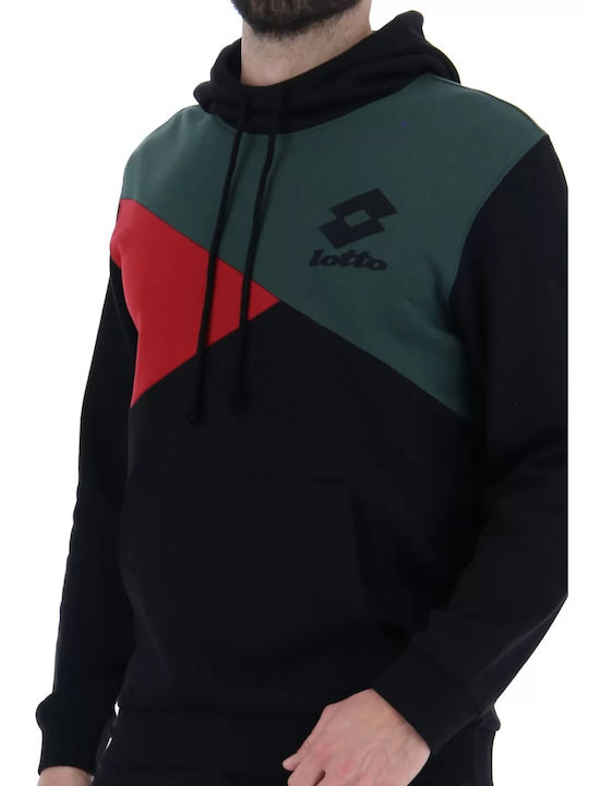 Sweatshirt mit Kapuze Schwarz