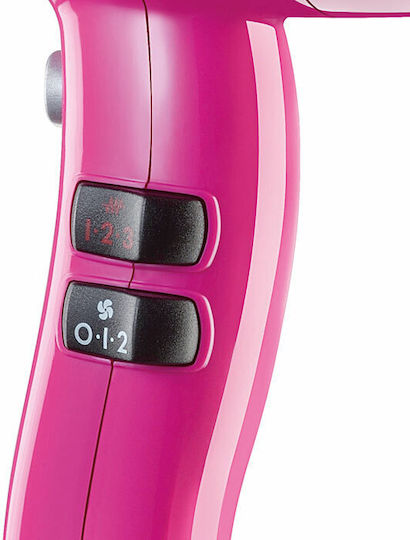 Valera Vanity Hi-Power Ionic Επαγγελματικό Πιστολάκι Μαλλιών Turbo 2400W Hot Pink
