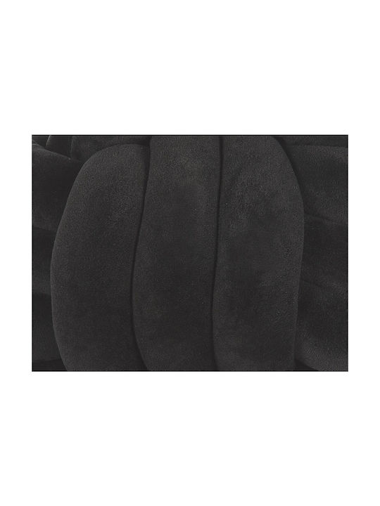Velvet Decorative Pillow Black Malni 30 X 30 Cm