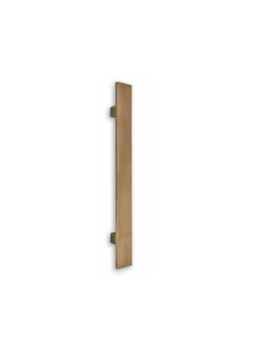 Best 240 Front Door Handle 50x10 Matte Gold Center Distance D Handle Length L 2000/2200mm Best Inox Aluminum Brass