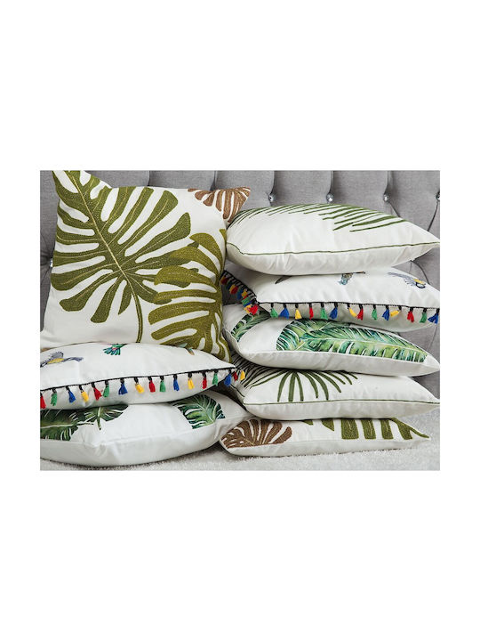 Set 2 Colorful Mallow Cushions 45 X 45 Cm