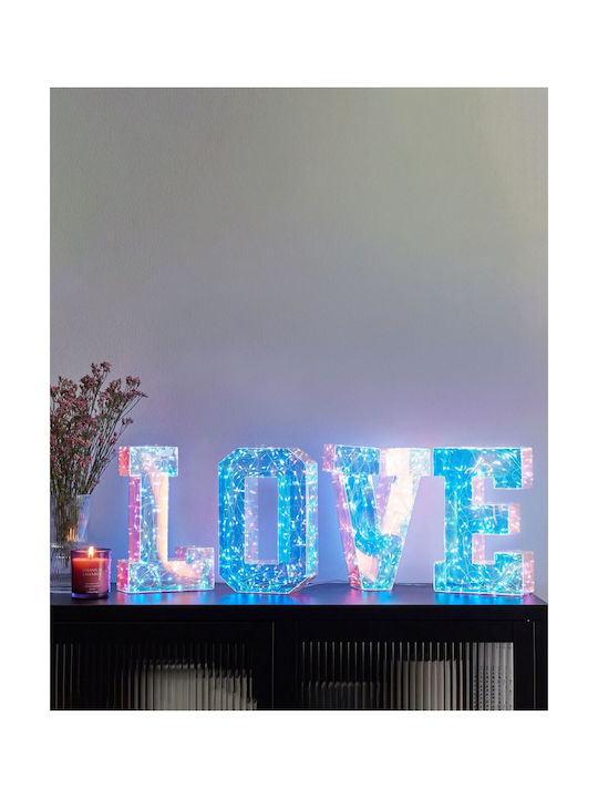 Beliani Lustră Decorativă Dragoste Multicolor