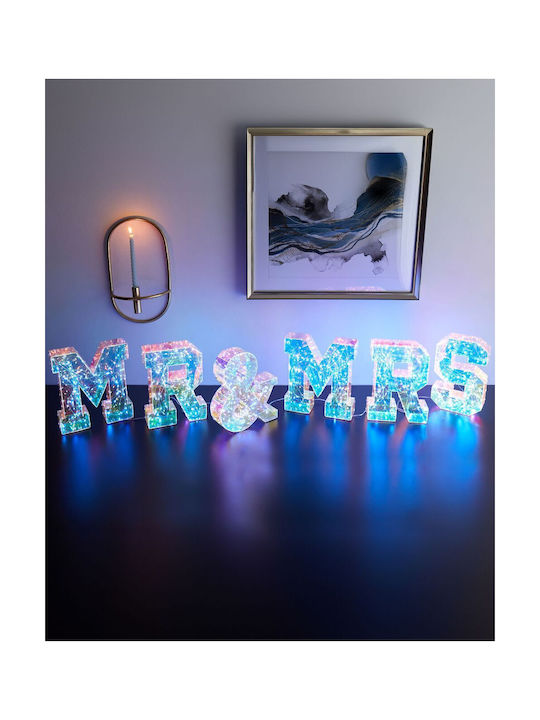 Beliani Neon Διακοσμητικό Φωτιστικό LED Γράμμα