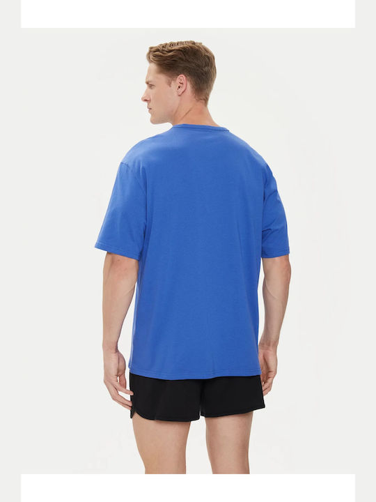 Calvin Klein Men's Short Sleeve Blouse Dazzling Blue