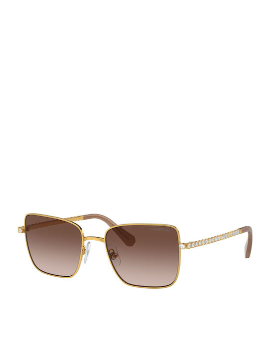 Swarovski Ochelari de soare Χρυσά cu Cadru & Maro Lentilă Swarovski Ochelari de soare Χρυσά cu Cadru & Maro Lentilă