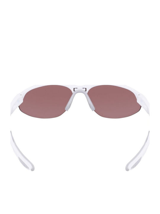 Nike Aerial E Unisex Sunglasses with White Plastic Frame and Pink Lens DZ7353-100