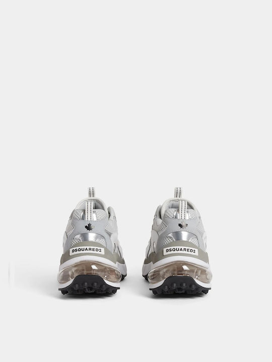 Dsquared2 Bubble Γυναικεία Sneakers White / Grey / Silver