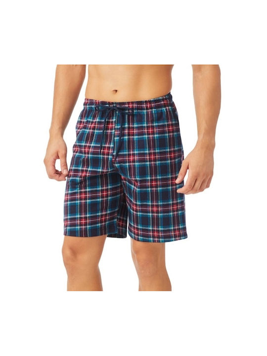 Minerva Men's Shorts Red-blue