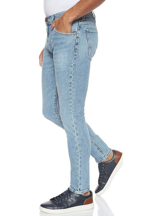Pantaloni Jeans pentru Bărbați cu Croială Slim Tapered Light Marble