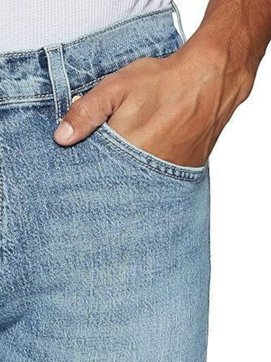 Pantaloni Jeans pentru Bărbați cu Croială Slim Tapered Light Marble