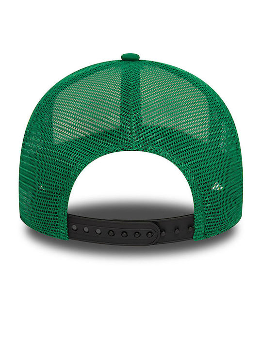 New Era Boston Trucker Cap Green