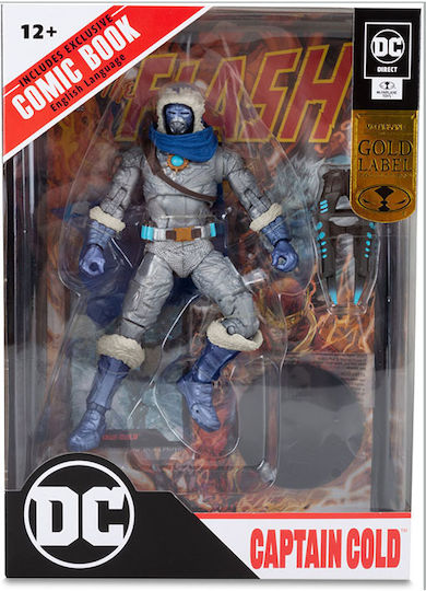 Dc Direct Action Figure Captain Cold Variant Gold Label Flash 18 Cm