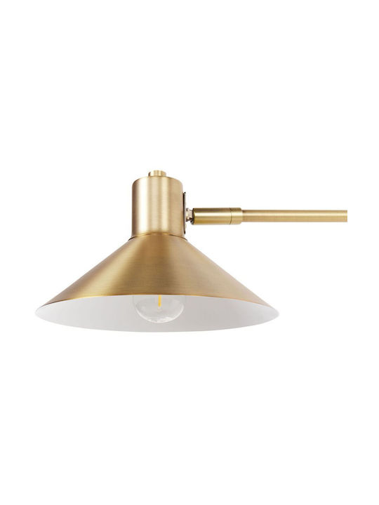 Beliani Wandleuchte Gold