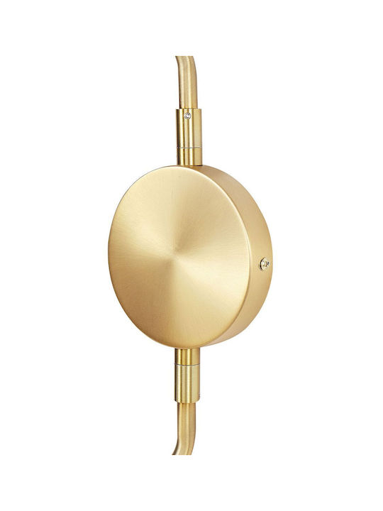 Beliani Wandleuchte Gold
