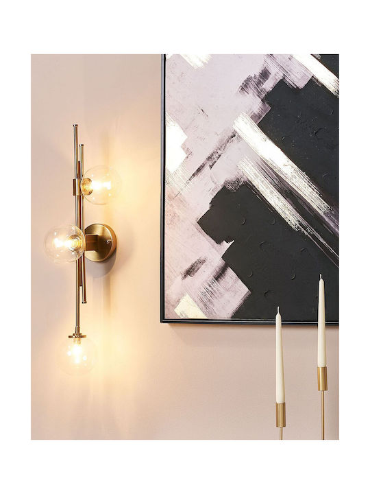 Beliani Modern Wandleuchte Gold