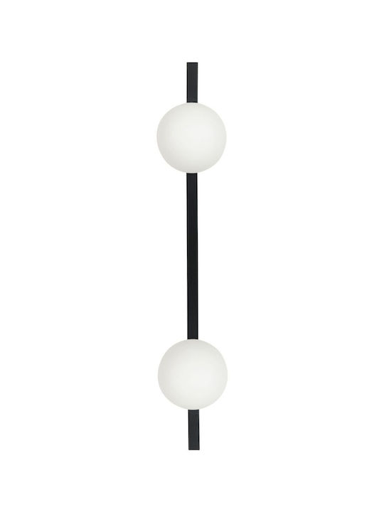 Beliani Modern Lamp Wall Black