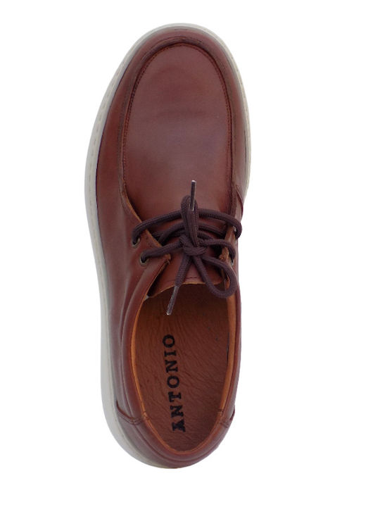 Men's Anatomic Leather Casual Shoes Tabac Brown