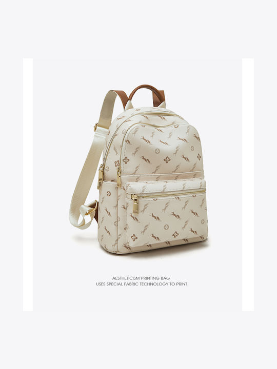 Women's Bag Backpack Beige