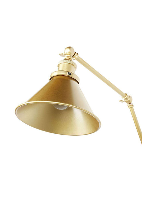 Beliani Einzelne Decken- und Wandleuchte in Gold Farbe