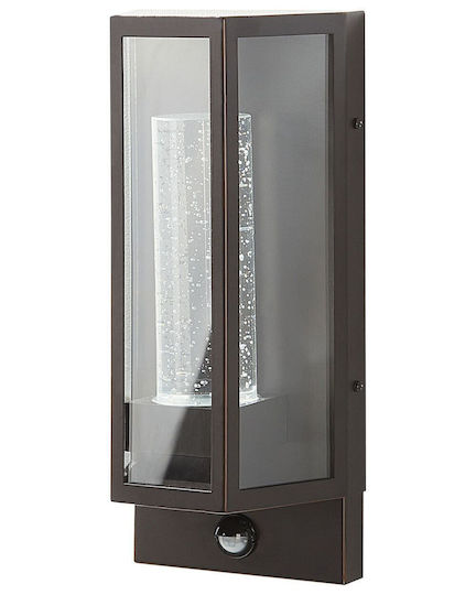 Beliani Wandmontiertes Außenlicht LED IP44 mit Warmweißem Licht