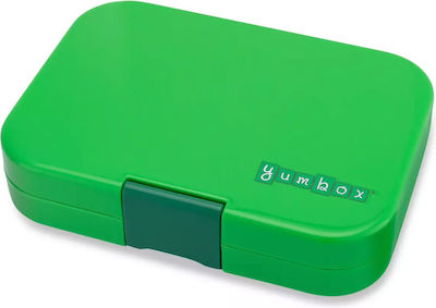 Yumbox Lunchbox Yumbox Panino 4 Compartments Jurassic Green Dinosaur