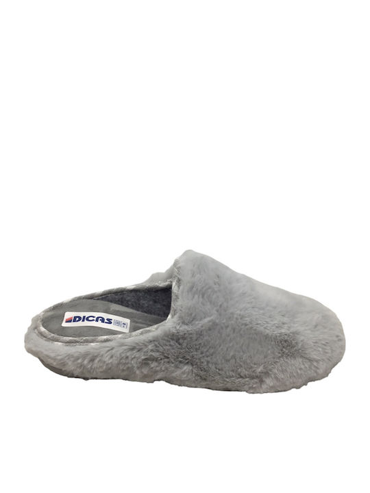 Winter Women's Slippers Gray