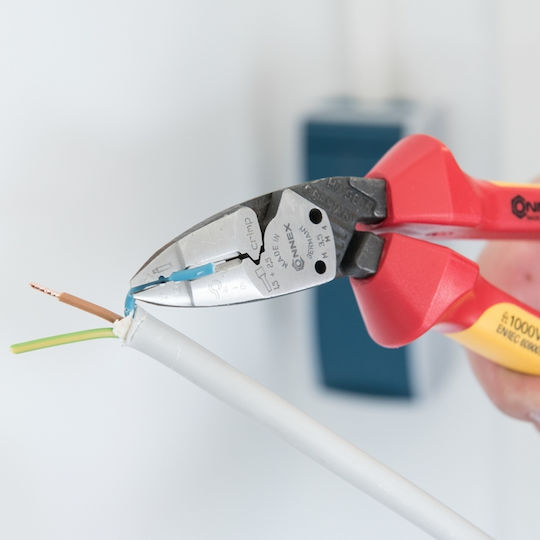 Connex Cable Stripper Pliers with Cutter and 180mm Length