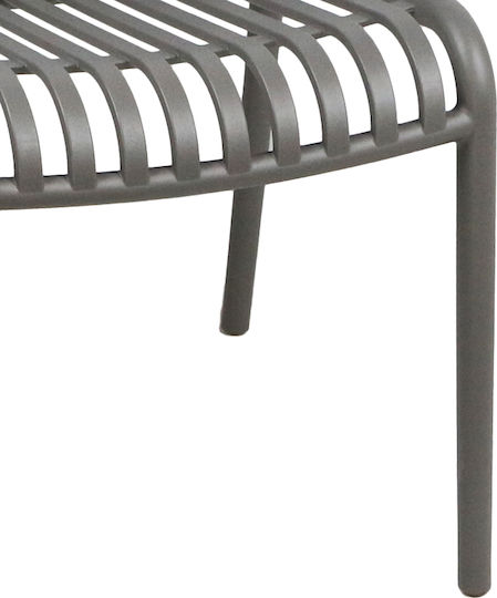 Zoi Dining Room Polypropylene Chair Anthracite 42x58x79cm
