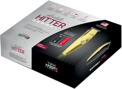 GammaPiu Absolute Hitter Rechargeable Hair Clipper Black/Red/Gold