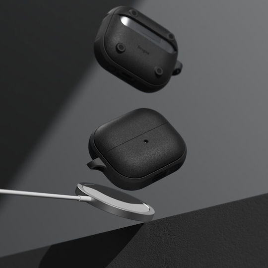 Ringke Onyx Case Plastic with Hook in Black color for Samsung Galaxy Buds 3 / 3 Pro