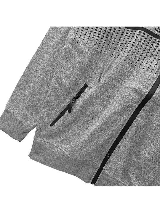 Trainingsanzug Glänzend mit Gummizug Gray