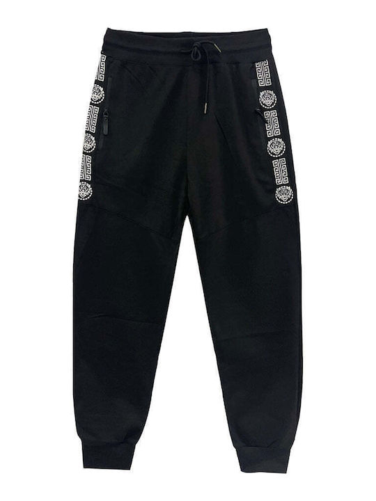 Lucios cu Elastic Negru