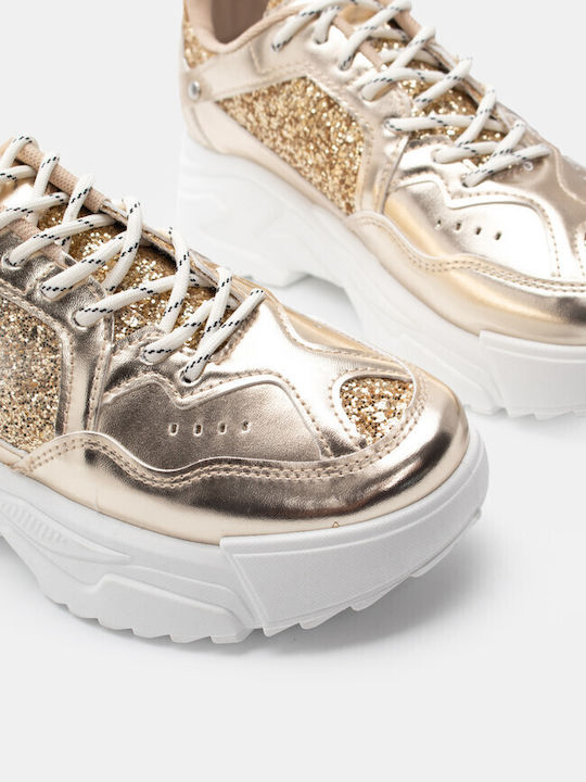 Luigi Damen Sneakers Gold