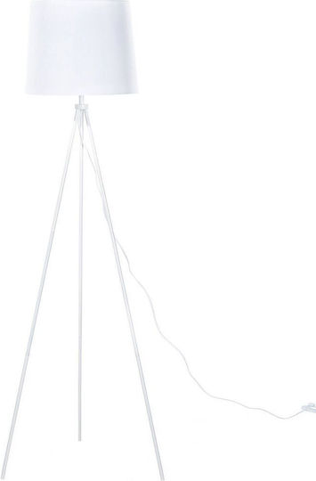 Beliani Lampa de podea Alb