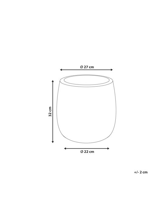 Planter Ø 27 Cm Green Livadia